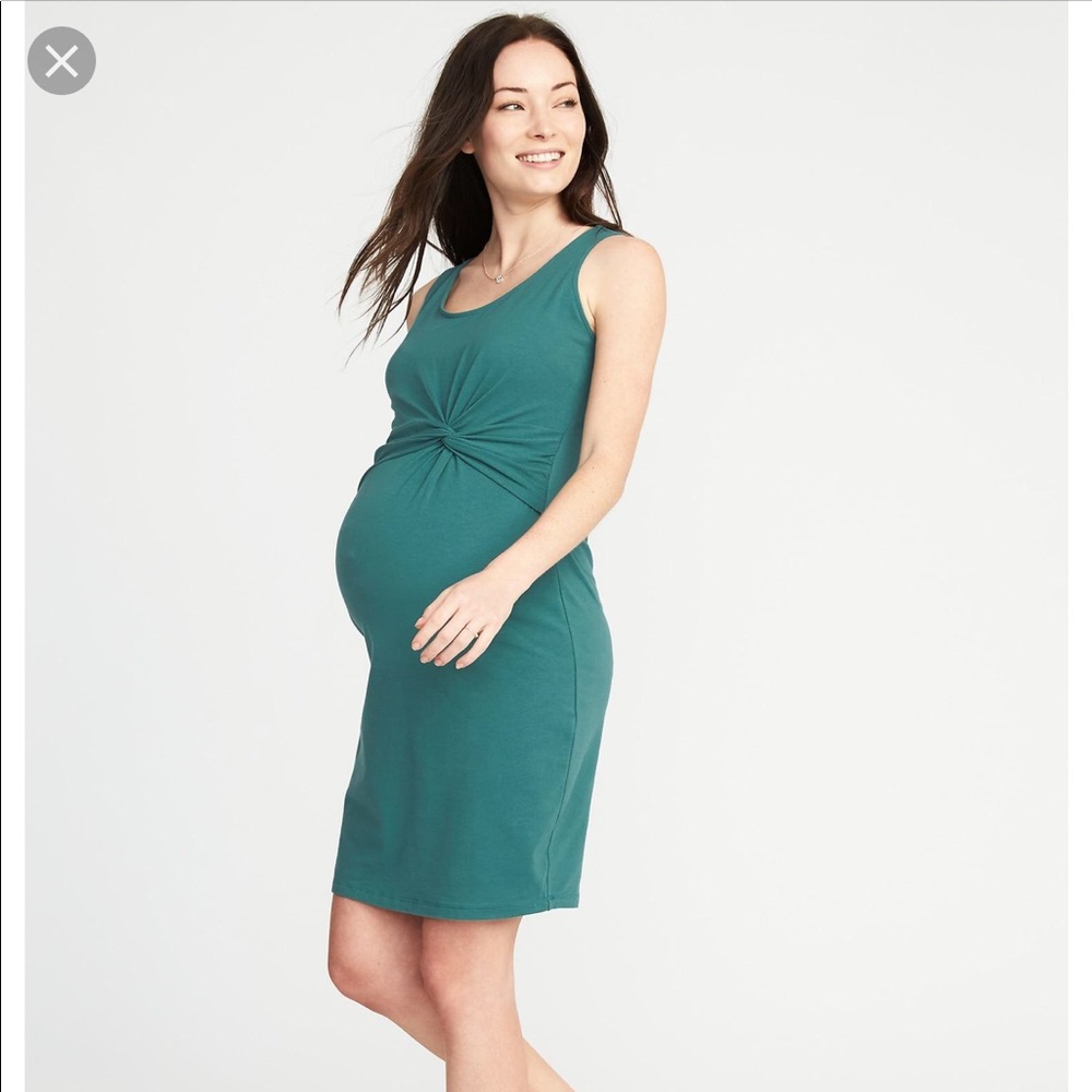 Old Navy Maternity Twist-Front Bodycon Tank Dress